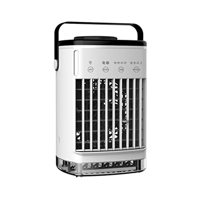 Atmm ATM Acondicionador de Aire portátil Ventilador 4 en 1 Timing Personal Air Cooler Mini Air Acondicionador con 4 velocidades de Ventilador 7 Color 