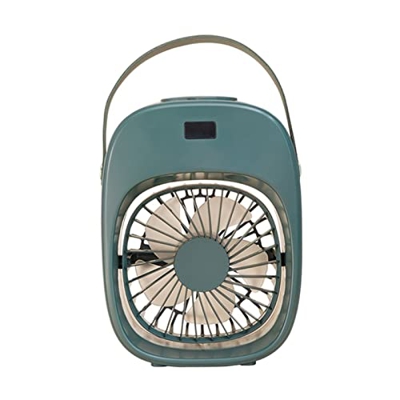 Wen hong Humidificador portátil Ventilador de nebulización con 3 velocidades Refrigerador de aire Recargable Lámina inalámbrica Mini silencioso Ventil
