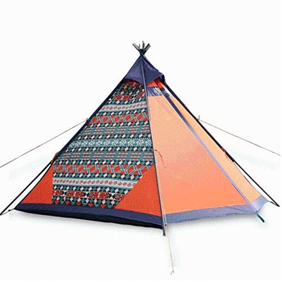 Tienda de campaña de Invierno 4 Estaciones Invierno Senderismo Camping Tienda al Aire Libre Tienda para 4 Personas Triángulo Tienda de Lona Gruesa par
