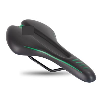 Dedbol Colchón de Esponja de Silla de Bicicleta PU Gel de la Superficie de Cuero Lleno de sílice cómodo en Ciclismo Ciclismo a Prueba de Ciclismo