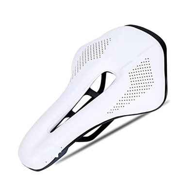 Dedbol Silla de Bicicleta PU Cuero MTB Silling de Ciclismo del Asiento Delantero de la Bicicleta de Carretera Adecuada for Hombres Transpirables Hueco