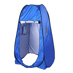 Tienda de baño al Aire Libre Ducha Inodoro Tienda de campaña Tienda de baño al Aire Libre de Verano Azul para baño Inodoro (Color : Blue, Size : 195x1 precio