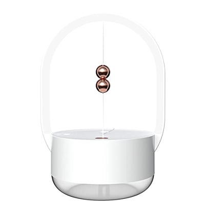 DERCLIVE Humidificador USB de 300 ml con interruptor magnético de bolas portátil difusor de niebla humidificador con luz nocturna para oficina en casa