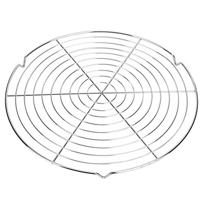 Sazao Rejillas Redondas para Barbacoa, Malla para Parrilla de Barbacoa, Diseño Duradero en Forma de para Barbacoa de Picnic