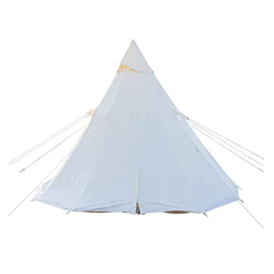 SUYUDD Tienda de campaña al Aire Libre Tienda de pirámide Familiar Impermeable para montañismo Senderismo Camping - Tienda Tipi India precio
