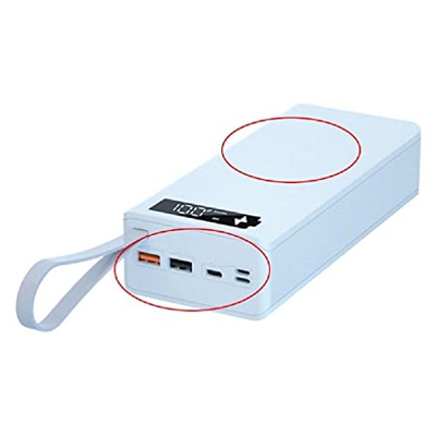 Desmontable QC3.0 PD Carga Rápida Pantalla LCD 16x18650 Batería Caja Banco de Energía Shell Sin Batería Powerbank Protector Powerbank Protector