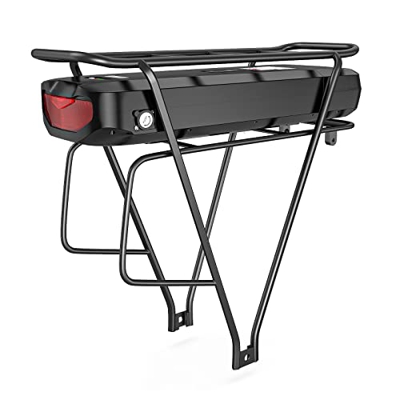 Batería Varstrom Ebike 36V 15Ah 17,4Ah 20Ah 22,5Ah 25Ah con Cargador, candado Seguro, indicador de batería, Conector XT60 para Kit de conversión de Bi