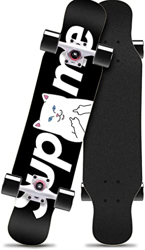 Xinduolei 31''X 8 '' Skateboard 7 Capa de Arce Doble Patada cóncavo Longboard for Principiantes completos Skateboard Skateboard de Cuatro Ruedas Table características