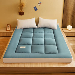 WENNEWU Colchón de futón de espesas japonesas colchón de Camping de Cama Plegable, colchón de Tatami 100% algodón colchón Plegable japonés Alfombra de características