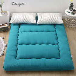 OMKUOSYA Colchón de Piso japonés, colchón de futón de Espuma de Memoria de Estilo rústico, colchón for Dormir en Roll (Color : Verde, Tamaño : 135x200 características
