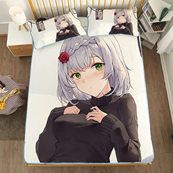 ACOSDARY Impacto de Genshin: noelle abrigo de cuello alto Colchón, Microfibras de impresión 3D Alfombrilla de seda de hielo de anime, almohadilla de e precio
