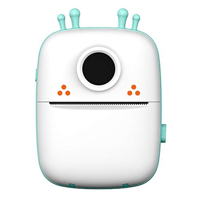 GUBAOPQLA Mini Pocket Impresora térmica inalámbrica Bluetooth, Mini Impresora Portátil Recibos Pegatinas para para Fotos en Blanco y Negro, Bullet Jou