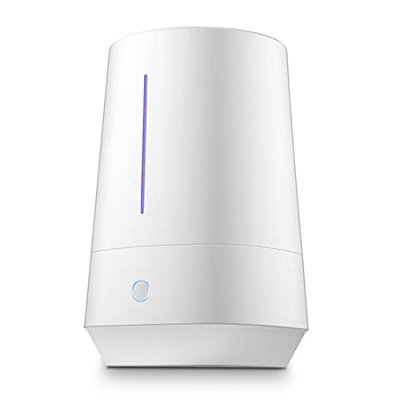 EROOLU Humidificadores para Dormitorio, Humidificador De Niebla Fría Silencioso De Llenado Superior De 4L con Volumen De Niebla De 3 Niveles, Purifica