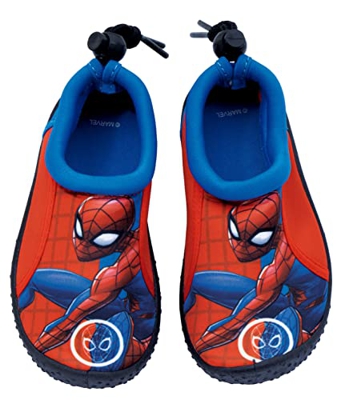 Escarpines Spiderman para Niño | Aqua Shoes Spiderman Marvel | Escarpines Spiderman para Deportes Acuáticos | Water Shoes Spiderman para Playa, Piscin