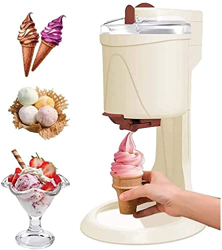 Sazao Heladera portátil, máquina de helado para el hogar, máquina de helado para el hogar, 1 L, con remo de mezcla silencioso, máquina para hacer hela precio