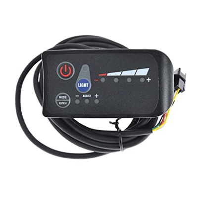Guangcailun Pantalla LED de bicicleta eléctrica Panel de instrumentos de control de velocidad universal Montaje de ciclismo al aire libre Hogar, 24V, 
