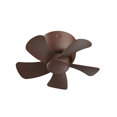 Ventilador de techo de 7,5 pulgadas, ventilador de techo recargable por USB con control remoto, ventilador colgante con temporizador de 4 velocidades 