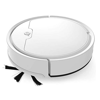 GUBAOPQLA Robot Aspirador Alta Potencia, Recarga y Sigue limpiando, Óptimo para Mascotas, Dirt Detect, Se Coordina Sugerencias Sensores AnticaíDa y An