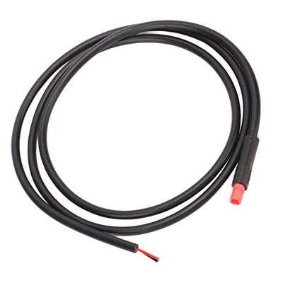 Línea de Extensión de Señal de Bicicleta Eléctrica, Cable de Conversión de Bicicleta Eléctrica Macho de 2 Pines de 32,7 Pulgadas de Largo para Metro