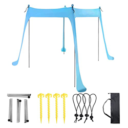 a-r Parasol para tienda de playa, tienda de playa, refugio emergente, poste de toldo ligero, postes de lona telescópicos, varillas de aluminio ajustab características