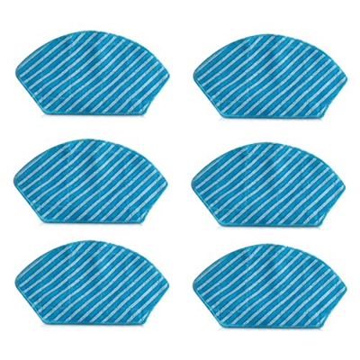 GAID 6pcs Paño de Limpieza de Tela de Tela Lavable Paño Adecuado for Midea M7 / M71CN / I10 Accesorios de Robot de Barrido