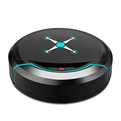 GUBAOPQLA Robot Aspirador, 1200Pa Aspiradora Robotico de Navegación con Protección de Sensor Inteligente, 120minutos/Limpieza Silenciosa, para Pelo Ma características