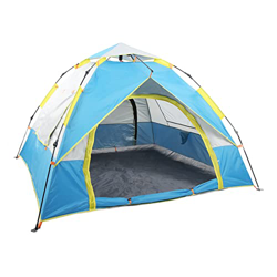 Tienda de Campaña, Tienda de Campaña Instantánea Plegable para 3 Personas, Tienda Familiar Portátil Impermeable de Doble Capa, Tienda Automática Liger características