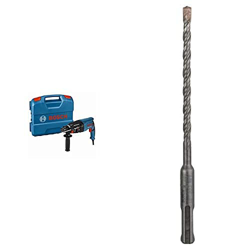 Bosch Professional 06112A3000 Martillo perforador con SDS-plus, 830 W, 230 V, azul y negro, 44.8 x 35.7 x 11.6 cm + Broca SDS Plus hormigón (diámetro  precio