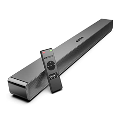 Barra de sonido para TV 100 W, barra de sonido para bajos, 9 EQ/Bluetooth 5.0, altavoces de TV con HDMI-ARC/USB/Ottico-Soundbarar para 3D Home Cinema  precio