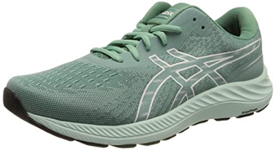 Asics Gel-Excite 9, Running Shoe Mujer, Oasis Green/White, 39 EU