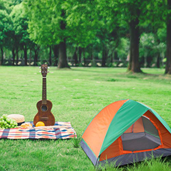 Tienda de campaña familiar para 2 personas con doble puerta, impermeable, resistente al viento, perfecta para playa, al aire libre, viajes, senderismo precio