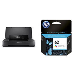 HP OfficeJet 200 Mobile Impresora Portátil Tinta, USB 2.0, Wi Fi Direct + 62 C2P06AE, Tricolor, Cartucho de Tinta Original características