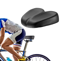 BAOGAO Sillín de Bicicleta ensanchado | Cómodo cojín de Espuma Que se Adapta a Bicicletas universales Diseño ergonómico - Cojín de Gran tamaño para Ej características