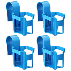 Bagima Soporte para vasos en la piscina, 4 piezas, soporte para vasos de piscina, inflable para colgar en la piscina, apto para barra superior redonda en oferta