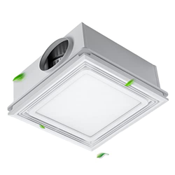 ventilador de ventilación Ventilador de escape de techo integrado con luz, combo de iluminación de ventilador de ventilación de cocina y baño de 30 ×  precio