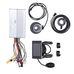 minifinker Juego de Controlador de Motor de Bicicleta Eléctrica 30A, Protección de Circuitos ABS Pantalla de Datos Disipación de Calor Kit de Controla en oferta