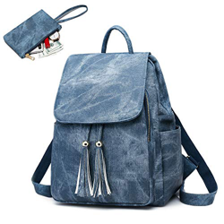 Mochilas Mujer de Cuero PU,Mochila Casual de Moda,Bolso Mochila Monedero de Sintético,Bolsa de Hombro Escuela Viaje Compras Señoras,Moda Regalo para p características