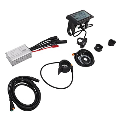 Aoutecen Kit de Controlador de Bicicleta Eléctrica, Kit de Bicicleta Modificado Multifuncional con Pantalla LCD S900 para Motor de 250 W 350 W