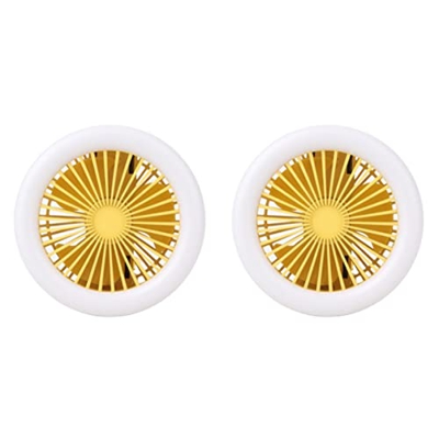 Toyvian Ventilador Personal Mini 2Pcs Ventilador Eléctrico Ventilador Led Ventilador Ventilador de Mesa Ventilador
