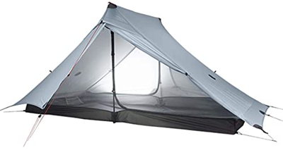 2 Pro Tent 2 Person Outdoor Ultralight Camping Tent 3/4 Season Professional 20D Carpa recubierta de Silicona (4 Season Grey)