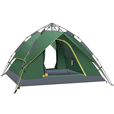 Desconocido Tienda de campaña con cúpula de Doble Capa para 3-4 Personas, Tiendas instantáneas automáticas Impermeables, Transpirables y ventiladas pa