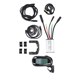 Aoutecen Kit de Bicicleta de Montaña Eléctrica, Kit de Conversión Eléctrica Pantalla LCD6 DIY Profesional Completamente Impermeable para Bicicleta Elé en oferta