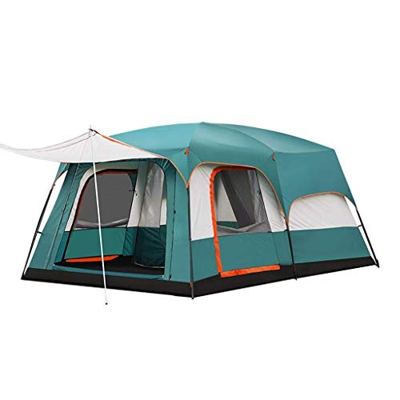 Carpa de Espacio Grande para Exteriores de Dos dormitorios, una Sala, 3-4 Personas, casa, Sol, Lluvia, 8-10 Personas, Tienda de campaña, Dosel
