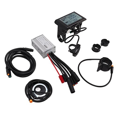 Kit de Controlador de Bicicleta Eléctrica, Buena Disipación de Calor, Exquisito Kit Modificado para Bicicleta, Resistente Al Agua, para Motor de 250W 