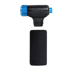 Sanfiyya Bicicleta CO2 Cabeza del INFLATOR Portable Aluminio Bike Bike Carbon Dioxide Bomba Manual Azul Mini CO2 Cabeza de Bomba de Bicicleta Inflador características