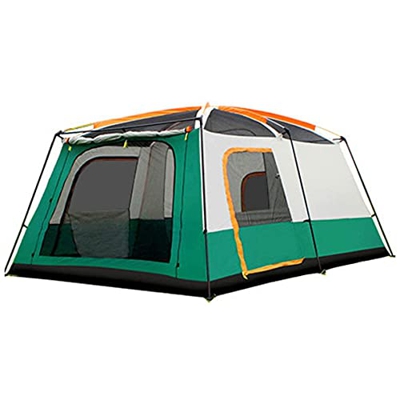 Desconocido Tienda de campaña para 8 Personas, Tienda Familiar Impermeable a Prueba de Viento, con 3 Puertas, 1 Ventana, Doble Capa, con Bolsa de Tran