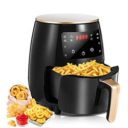 Zgsalvation Freidora de Aire para el hogar de 4.5L, Cocina de freidora Saludable sin Aceite, bajo Nivel de Ruido, fácil de Limpiar para Papas Fritas,  en oferta
