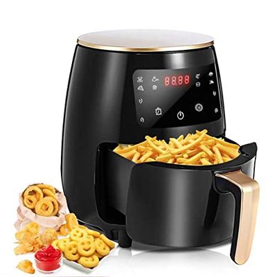 Zgsalvation Freidora de Aire para el hogar de 4.5L, Cocina de freidora Saludable sin Aceite, bajo Nivel de Ruido, fácil de Limpiar para Papas Fritas, 