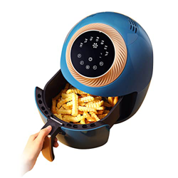 Freidora de Aire de 3,5 l, Horno automático fácil de Limpiar y freidora sin Aceite de bajo Ruido con Pantalla Digital Control de Temperatura Antiadher en oferta