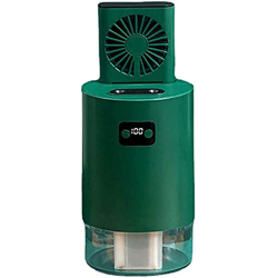 Ventilador de pulverización de elevación portátil Ventilador de aire acondicionado refrigerado por agua de escritorio Control remoto/Control de botón  en oferta